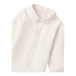 MINI BANDA camicia modello body tinta unita Panna per Neonato 3A606 PANNA MINI BANDA 