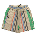 Daniele Alessandrini Bermuda Tinta Unita con Fantasia A Righe per Bambino 1296S00301J BEIGE DANIELE ALESSANDRINI 