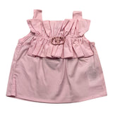 Fun &amp; Fun Top Einfarbig Armloch Rosa Für Baby Mädchen