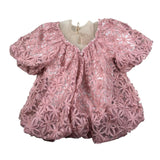 Coco' Et Mama' Abito Mezza Manica Tinta Unita per Bambina MIMOSA ROSA COCO' ET MAMA' 