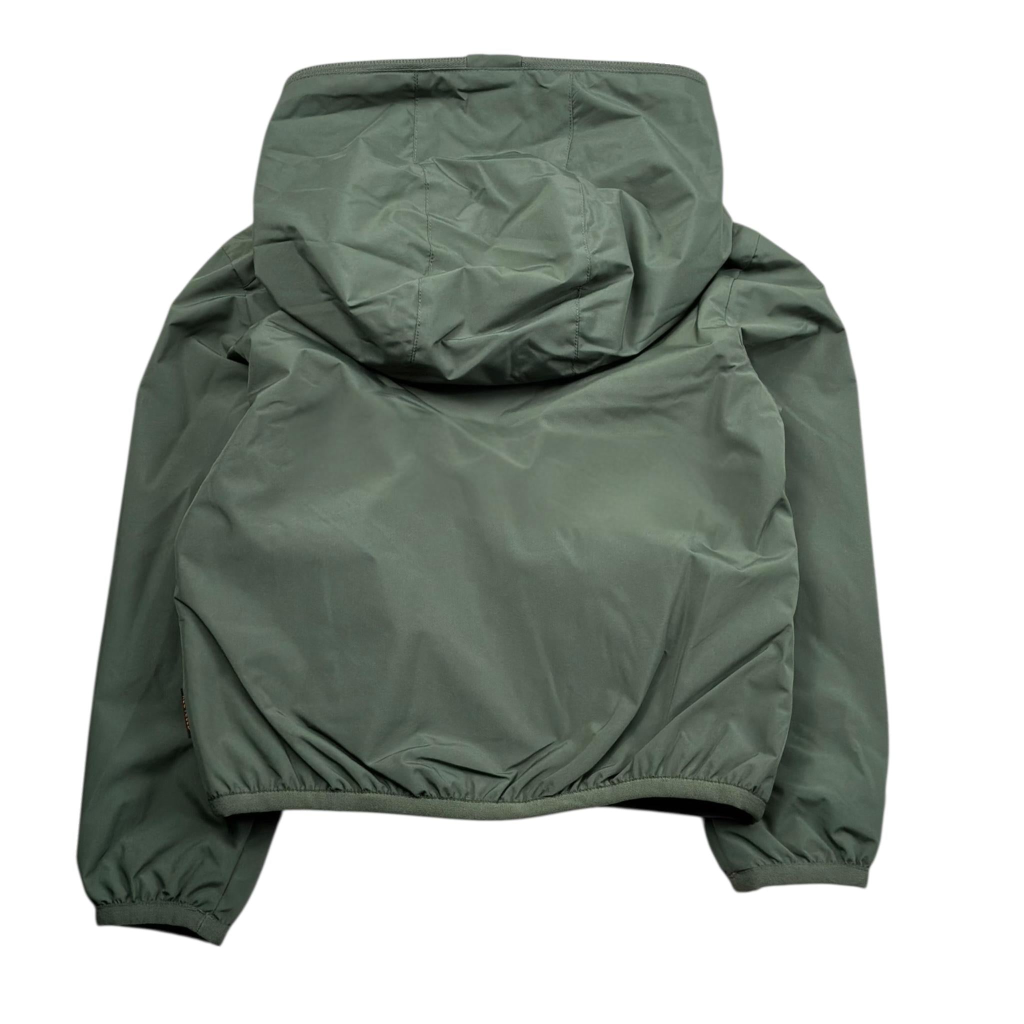 Save The Duck Giubbino Tinta Unita con Zip E Cappuccio per Neonato J30036X VERDE SAVE THE DUCK 