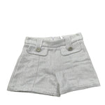 Fun & Fun Short Tinta Unita con Girovita Regolabile per Bambina FNCBSO01032 ARGENTO FUN & FUN 