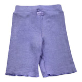 Saint Barth Einfarbige Shorts mit elastischer Taille Lila für Mädchen