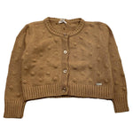 LE BEBE' cardigan tinta unita cn ricami Beige per Neonata LBG5588 BEIGE LE BEBE' 
