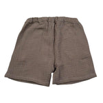 Petit Indi Bermuda Tinta Unita con Elastico In Vita per Bambino SS25BK7528X FANGO PETIT INDI 