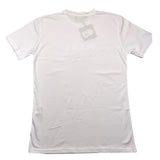 Make T-Shirt Rundhals Einfarbig mit Kontrast-Logo-Print Weiß für Neugeborene