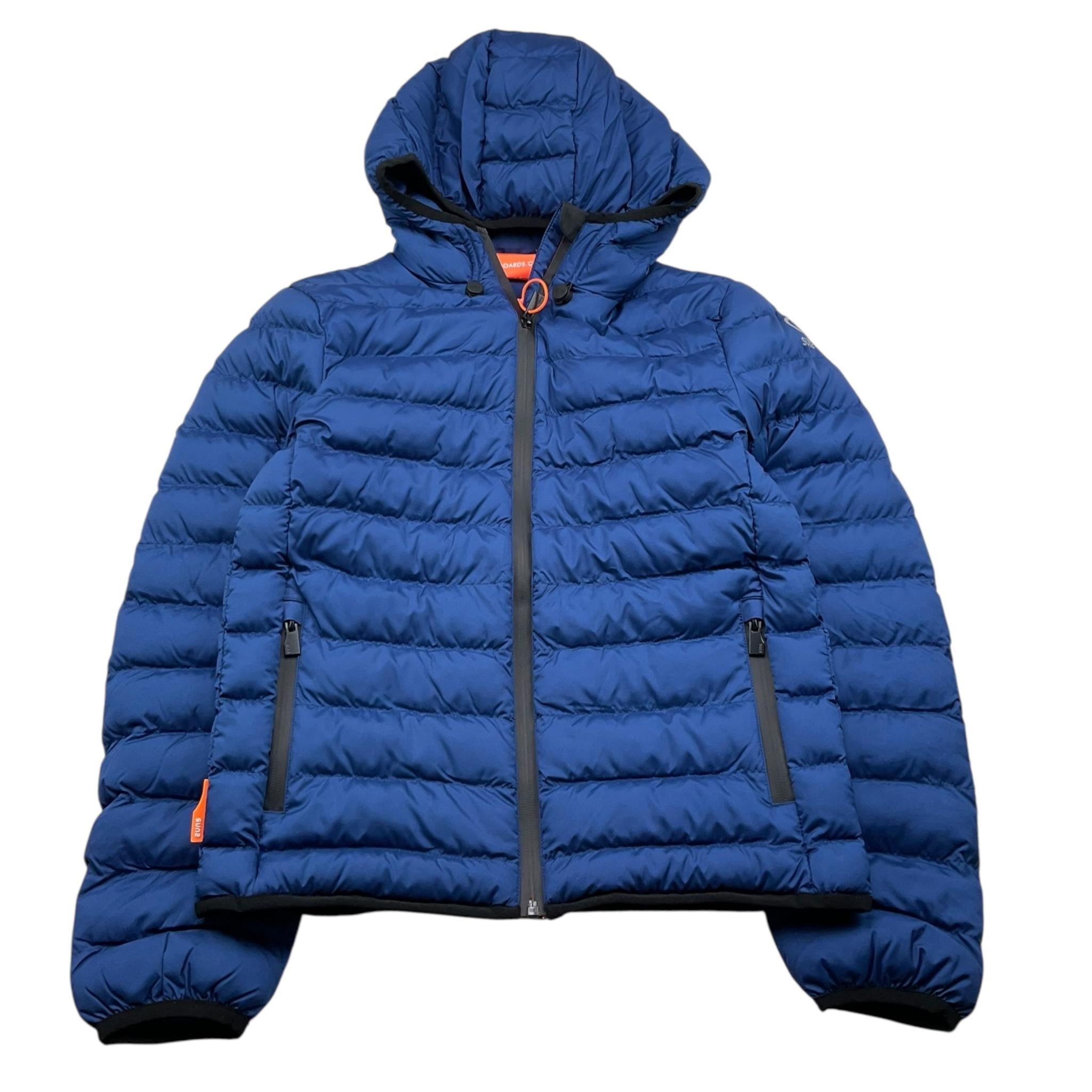 SUNS  giubbino tinta unita con cappuccio Blu per Bambino GBS5304U BLU SUNS 