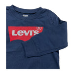 LEVI'S shirt girocollo tinta unita con logo Blu per Neonato 6E8646 BLU LEVI'S 