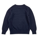 SAINT BARTH maglia tinta unita girocollo con stampa Blu per Bambino DIGIT BLU SAINT BARTH 