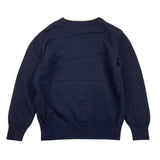 SAINT BARTH maglia tinta unita girocollo con stampa Blu per Bambino DIGIT BLU SAINT BARTH 