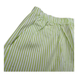 Dou Dou Short Fantasia A Righe con Brillantini per Bambina DW6B39 BIANCO/VERDE DOU DOU 