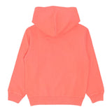 Diesel Kapuzenpullover einfarbig mit Kontrastdruck fluoreszierendes Rosa für Jungen