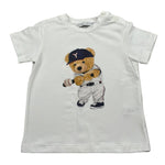 Per Te T-Shirt Girocollo Tinta Unit con Stampa per Neonato 341186 BIANCO PER TE 