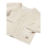 MAYORAL cardigan tinta unita traforato Panna per Neonato 2302 PANNA MAYORAL 