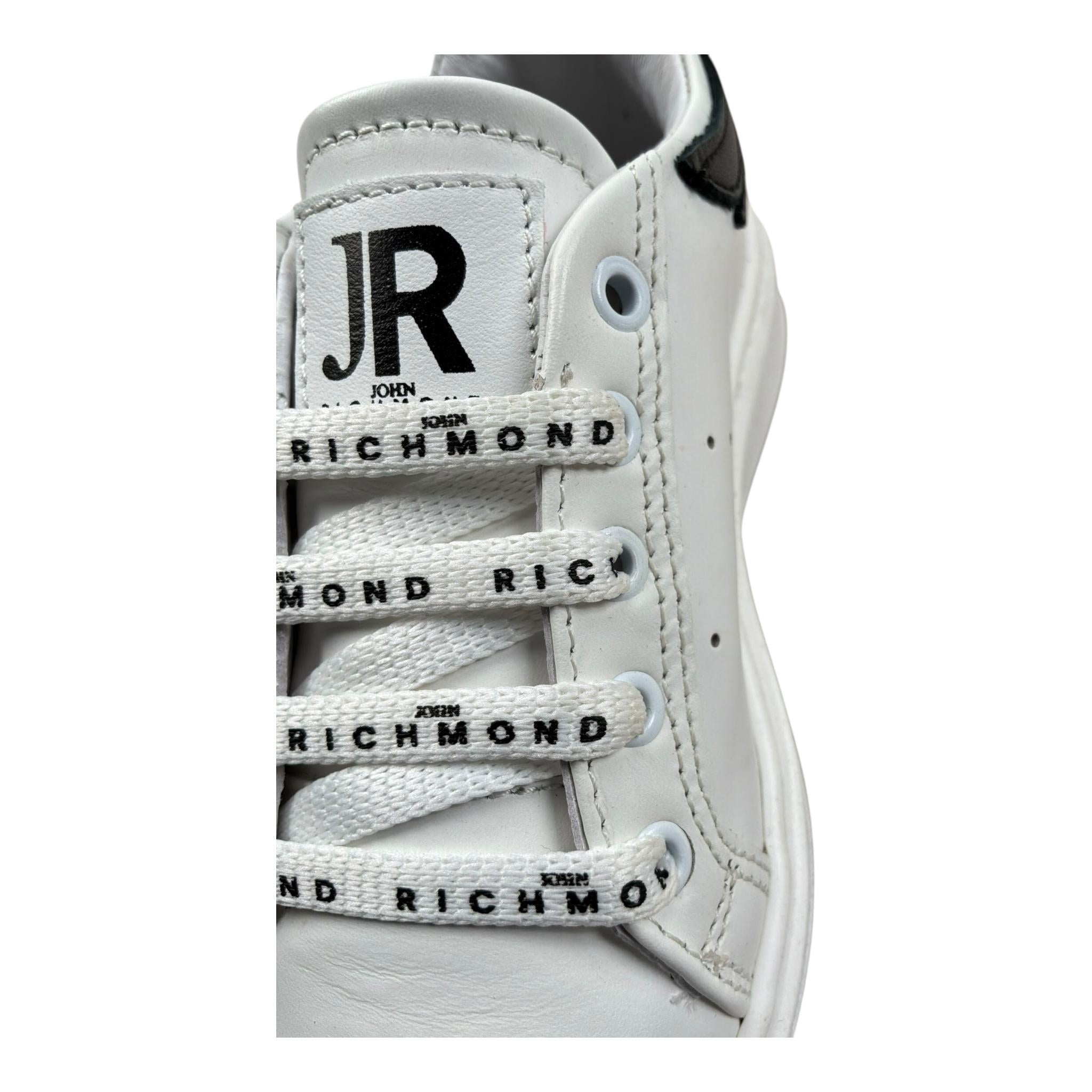 John Richmond Sneakers Tinta Unita con Stampa Logo per Bambino 21112 BIANCO JOHN RICHMOND 