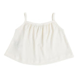 Calvin Klein Top Tinta Unita con Bretelle per Bambina IG0IG02870 PANNA CALVIN KLEIN 