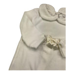 STORY LORIS tutina manica lunga tinta unita in ciniglia Panna per Neonata SL11788 PANNA STORY LORIS 