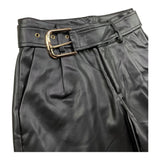 MARC ELLIS short in ecopelle tinta unita Nero per Bambina JMJS00232 NERO MARC ELLIS 