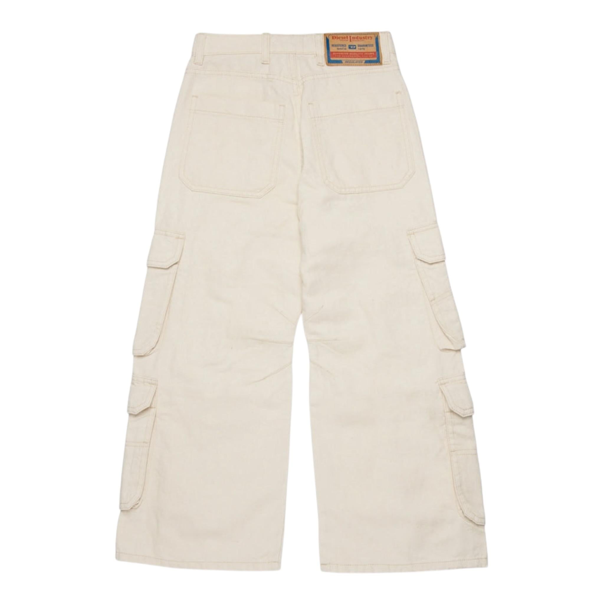 Diesel Jeans Tinta Unita con Tasconi per Bambina J02164 BEIGE DIESEL 