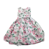Alice Pi Zeremonienkleid mit Armlöchern und Blumenmuster, einfarbig, weiß, für Mädchen