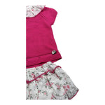 Juliana Completo 2 Pezzi T-Shirt In Maglia-Culotte per Neonata 25089 FUXIA JULIANA 