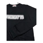 CESARE PACIOTTI shirt girocollo tinta unita con logo Nero per Bambino TSP5301J NERO CESARE PACIOTTI 