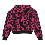 GAELLE completo 2pz felpa-gonna in maglia logato Fuxia per Bambina 2741WY00405 FUXIA GAELLE 