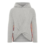 Name.It Einfarbiges Kapuzen-Sweatshirt Grau für Mädchen