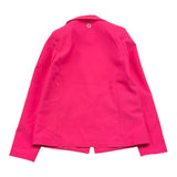 Relish Einfarbige Jacke mit Fuchsia-Knöpfen für Mädchen