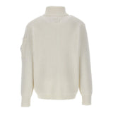 C.P. COMPANY maglia tinta unita con zip Panna per Bambino CUW004X PANNA C.P. COMPANY 