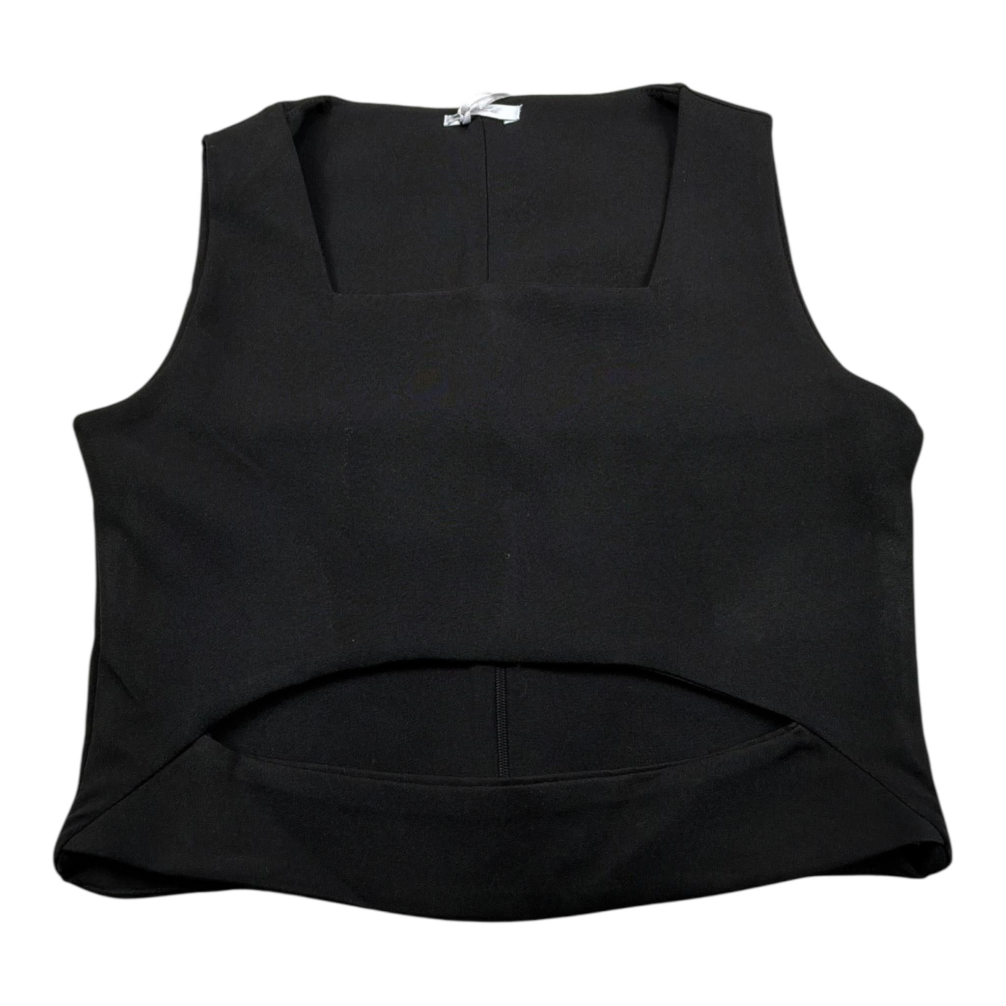 Lu Lu By Miss Grant Top Giromanica tinta unita Nero per Bambina LL2823 NERO LU LU BY MISS GRANT 