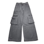 MARC ELLIS pantalone tinta unita modello palazzo Grigio per Bambina JMJDR00273 GRIGIO MARC ELLIS 