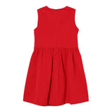 Max&Co. Abito Tinta Unita Giromanica per Bambina MX01222 ROSSO MAX&Co. 