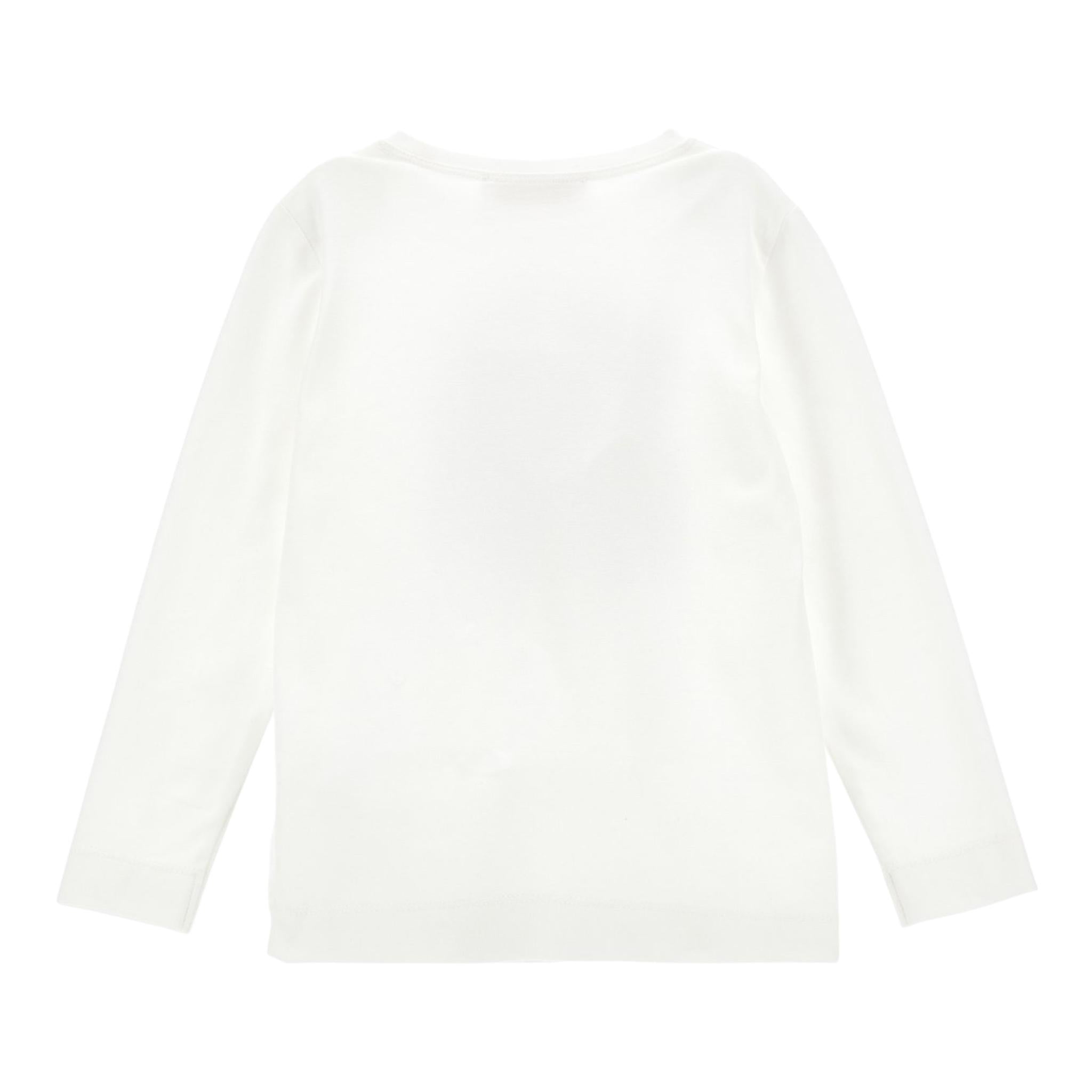 MONNALISA shirt girocollo tinta unita con fiocco Panna per Bambina 19D612 PANNA MONNALISA 