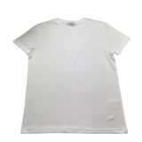 Bikkembergs T-Shirt Girocollo Tinta Unita con Stampa per Bambino BK3169 BIANCO BiKKEMBERGS 