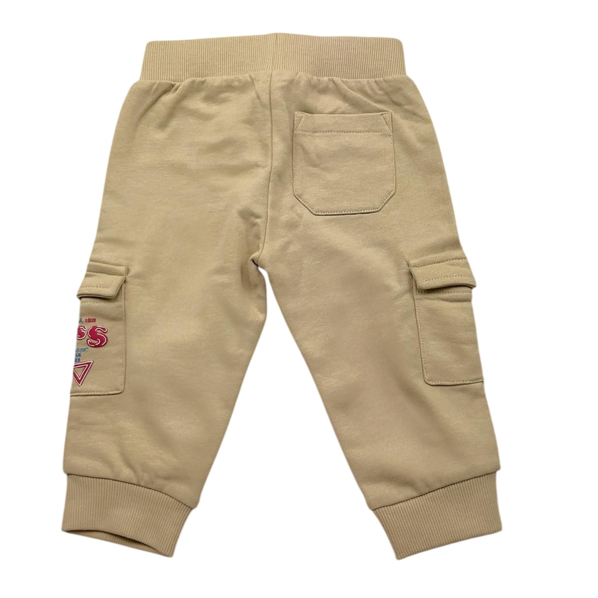 GUESS pantalone tinta unita con elastico in vita Beige per Neonato I4YG10K8HP BEIGE GUESS 