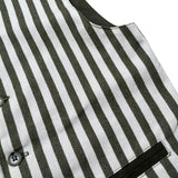 Over-D Gilet Bicolore con Fantasia A Righe per Bambino OK1564SGL BIANCO/VERDE OVER-D 