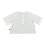 Petit Indi camicia Mezza Manica Girocollo Tinta Unita  per Bambino SS25BK7120X BIANCO PETIT INDI 