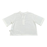 Petit Indi camicia Mezza Manica Girocollo Tinta Unita  per Bambino SS25BK7120X BIANCO PETIT INDI 