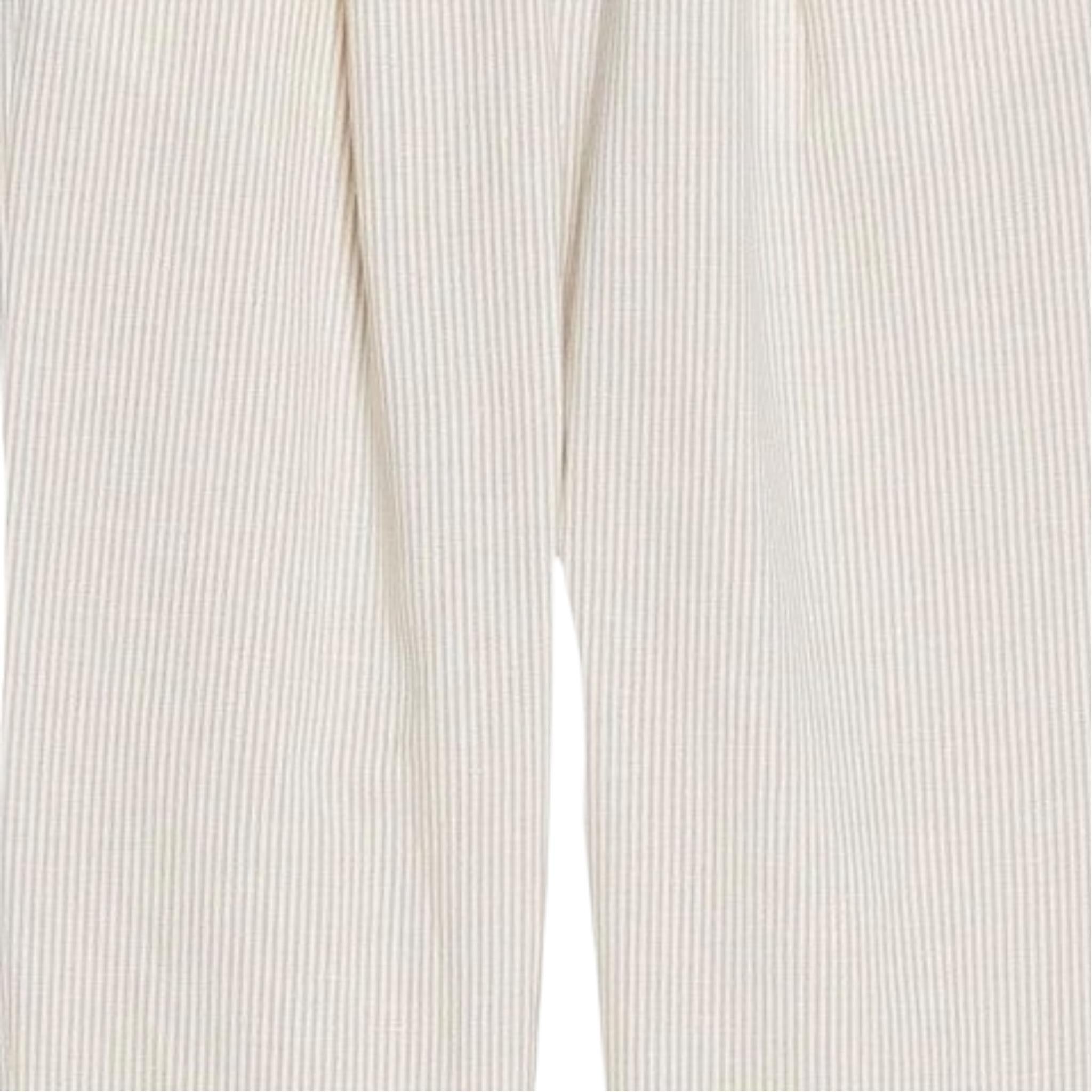 Liu Jo Pantalone Tinta Unita con Fantasia A Righe per Bambino QA3041T3392 PANNA LIU JO 