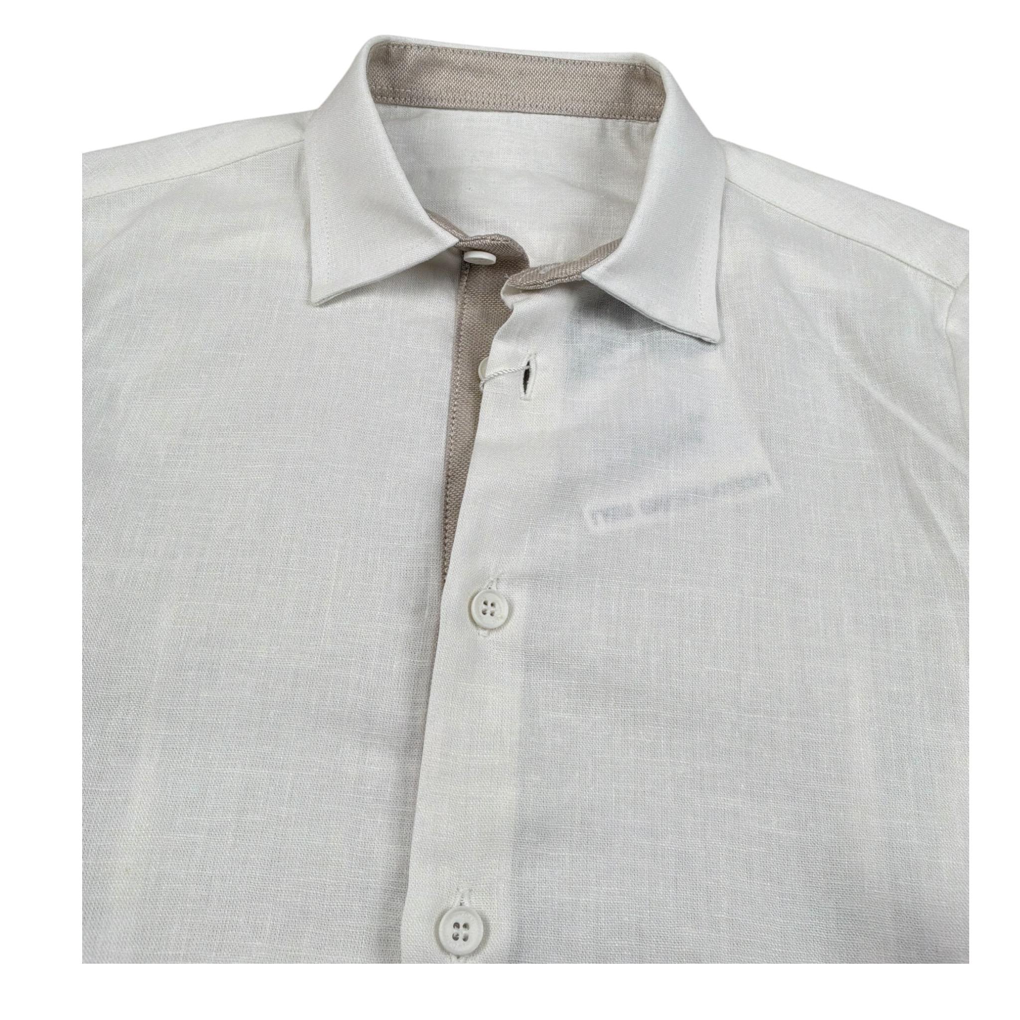 New Gereration Camicia Manica Lunga tinta unita Panna per Bambino 42131 PANNA NEW GERERATION 