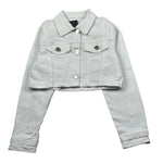 Hinnominate Giubbino tinta unita Modello Crop Bianco per Bambina 3635OY00086 BIANCO HINNOMINATE 