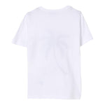 N°21 T-Shirt Tinta Unita Girocollo con Stampa per Bambino N2104G BIANCO N°21 