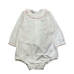PAZ RODRIGUEZ body tinta unita con colletto Bianco per Neonata 02089079K BIANCO PAZ RODRIGUEZ 