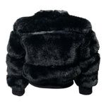 FUN & FUN pelliccia tinta unita cn zip Nero per Bambina FBJK00096 NERO FUN & FUN 
