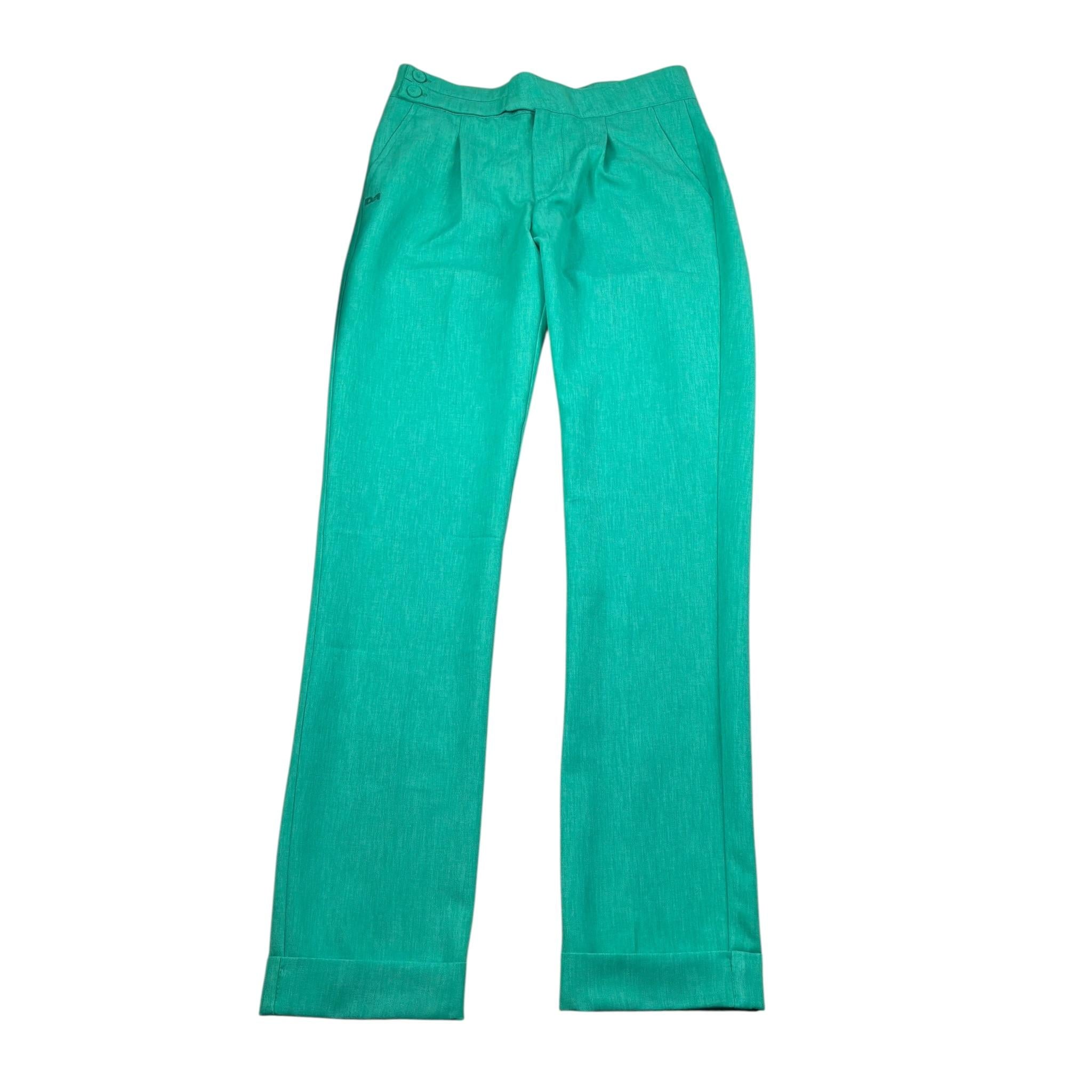 Daniele Alessandrini Pantalone tinta unita con Girovita Regolabile Verde per Bambino 1235P00149XX VERDE DANIELE ALESSANDRINI 