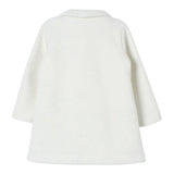LIU JO cappotto tinta unita con ricami Panna per Bambina HF4016JX PANNA LIU JO 