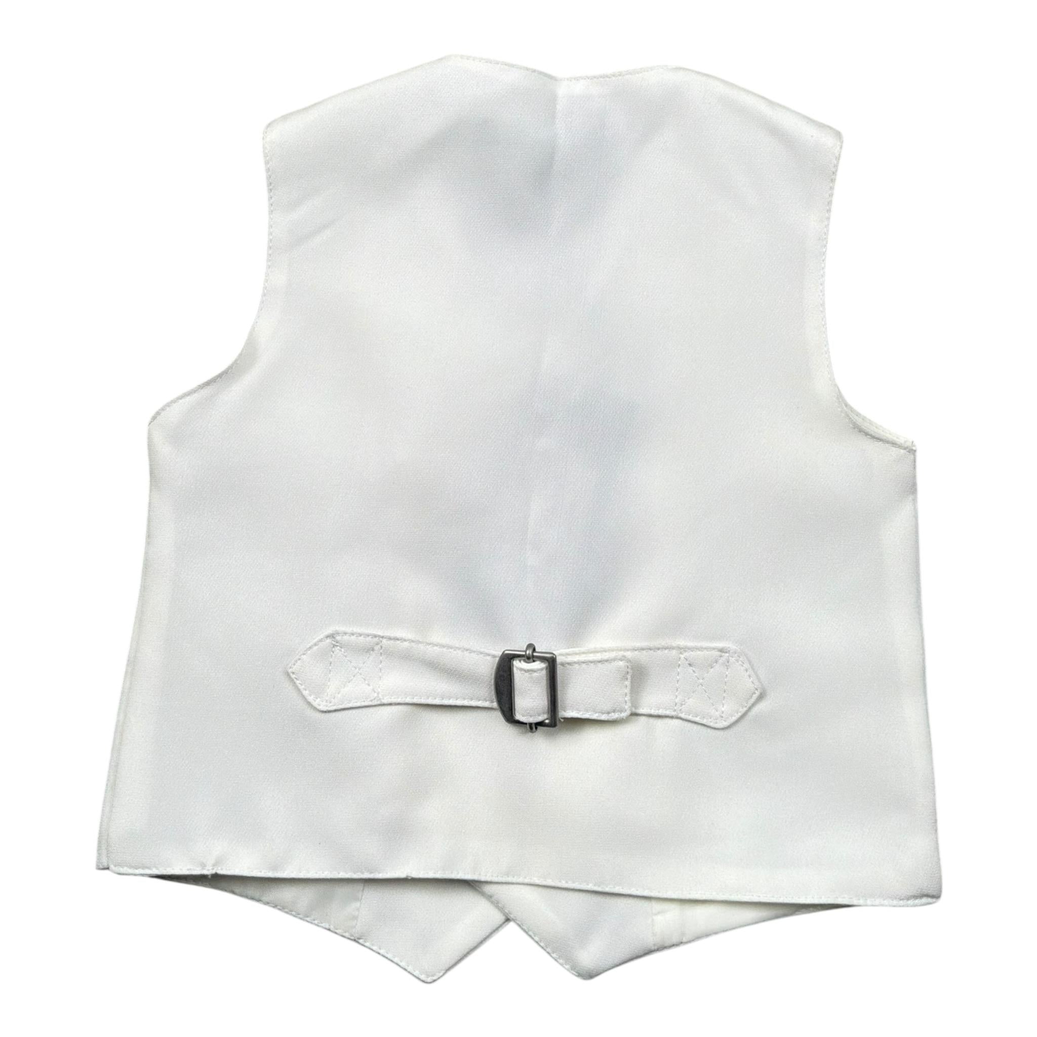 Daniele Alessandrini Gilet Tinta Unita Doppiopetto per Bambino 1296B00046XJ PANNA DANIELE ALESSANDRINI 