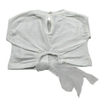 M+E' T-Shirt Girocollo Tinta Unita con Brillantini per Neonata UE1821 BIANCO M+E' 