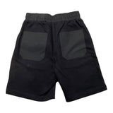 Patriot Bermuda Einfarbig Elastischer Bund Schwarz Für Jungen